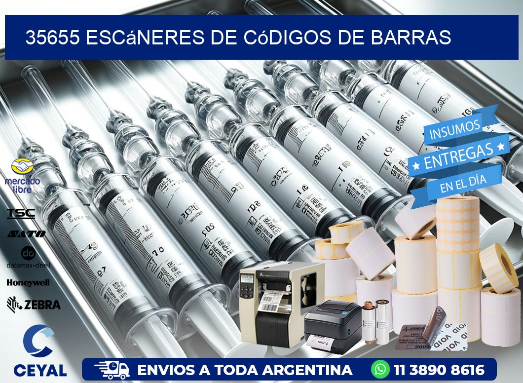 35655 Escáneres de códigos de barras