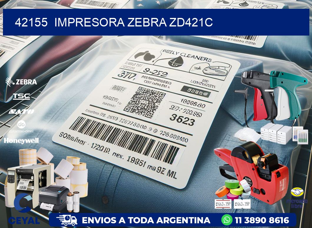 42155  Impresora Zebra zd421c