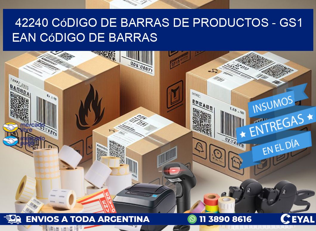 42240 Código de Barras de productos - GS1 ean Código de Barras