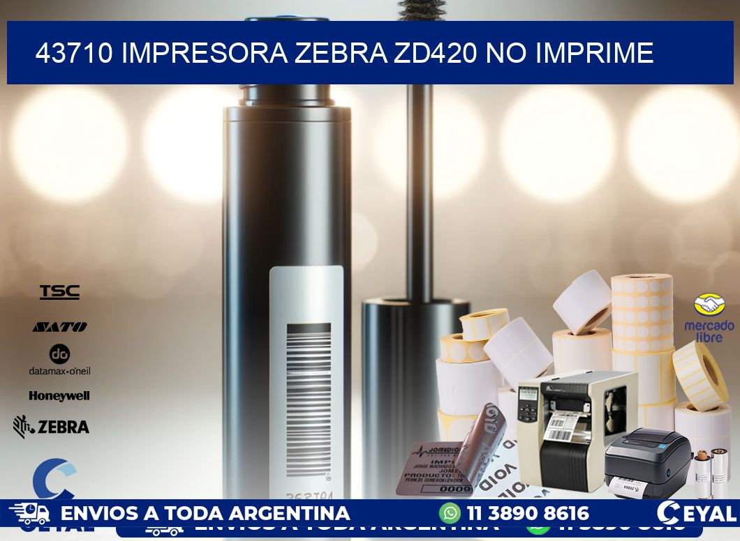 43710 Impresora Zebra ZD420 no imprime