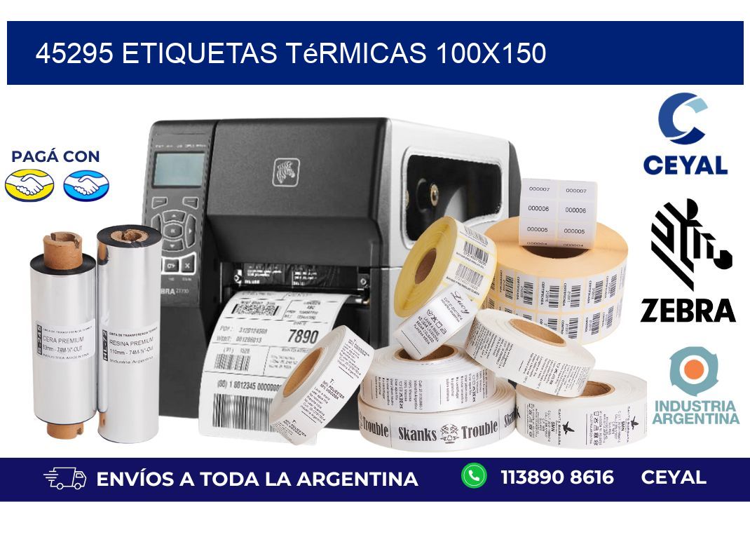 45295 etiquetas térmicas 100x150