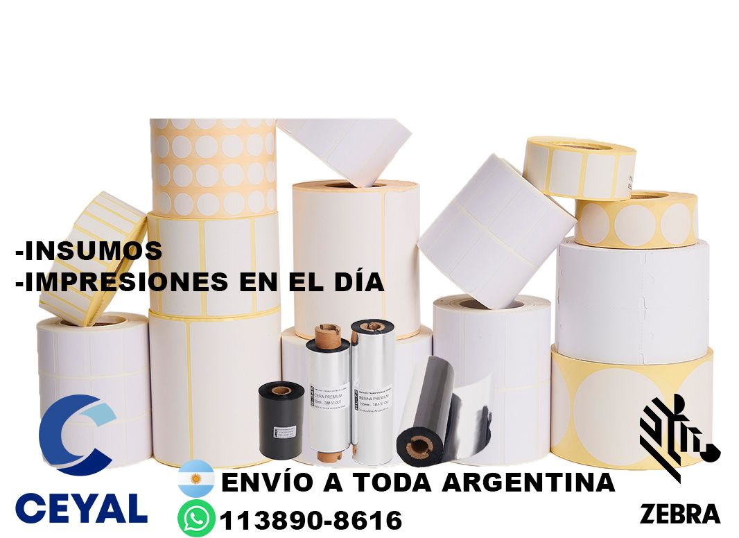 46990 Etiquetas en rollo 102 mm x 76 mm material Ilustración / OPP Blanco