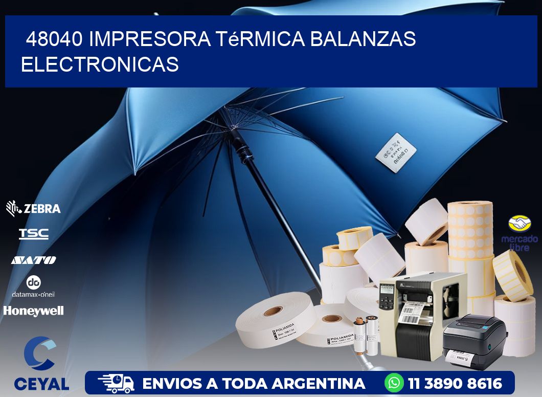 48040 impresora térmica balanzas electronicas