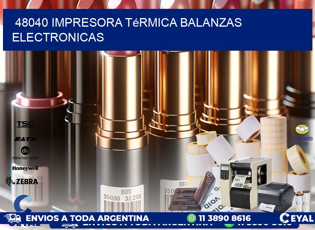 48040 impresora térmica balanzas electronicas