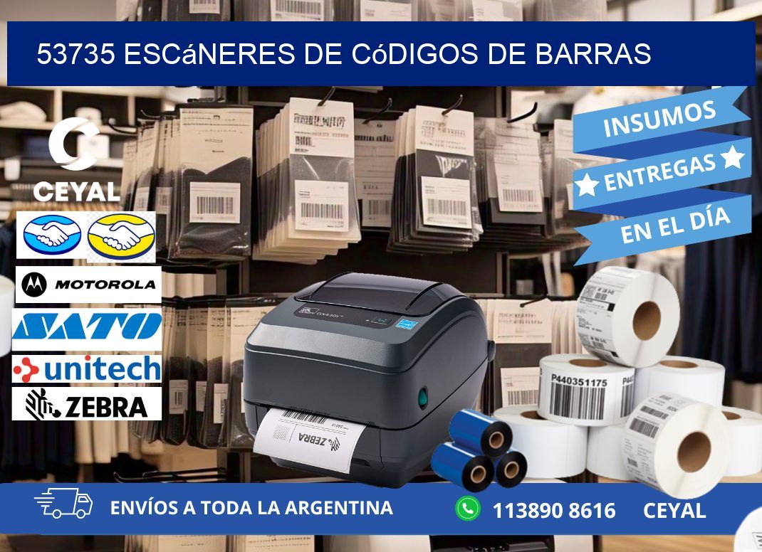 53735 Escáneres de códigos de barras