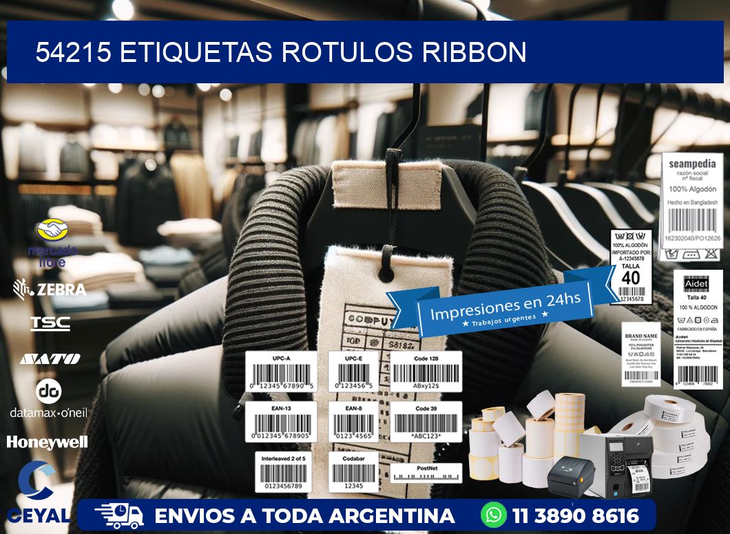 54215 Etiquetas rotulos ribbon