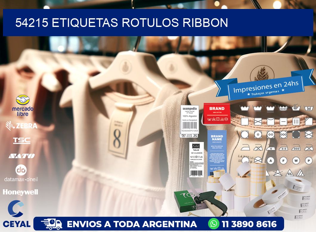 54215 Etiquetas rotulos ribbon