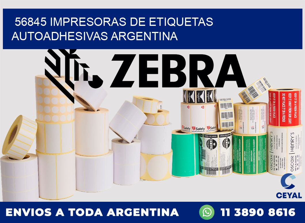 56845 Impresoras de etiquetas autoadhesivas argentina