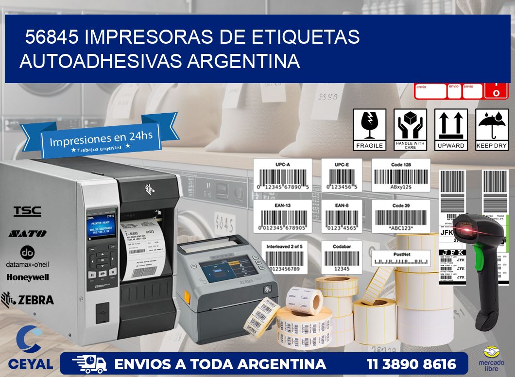 56845 Impresoras de etiquetas autoadhesivas argentina