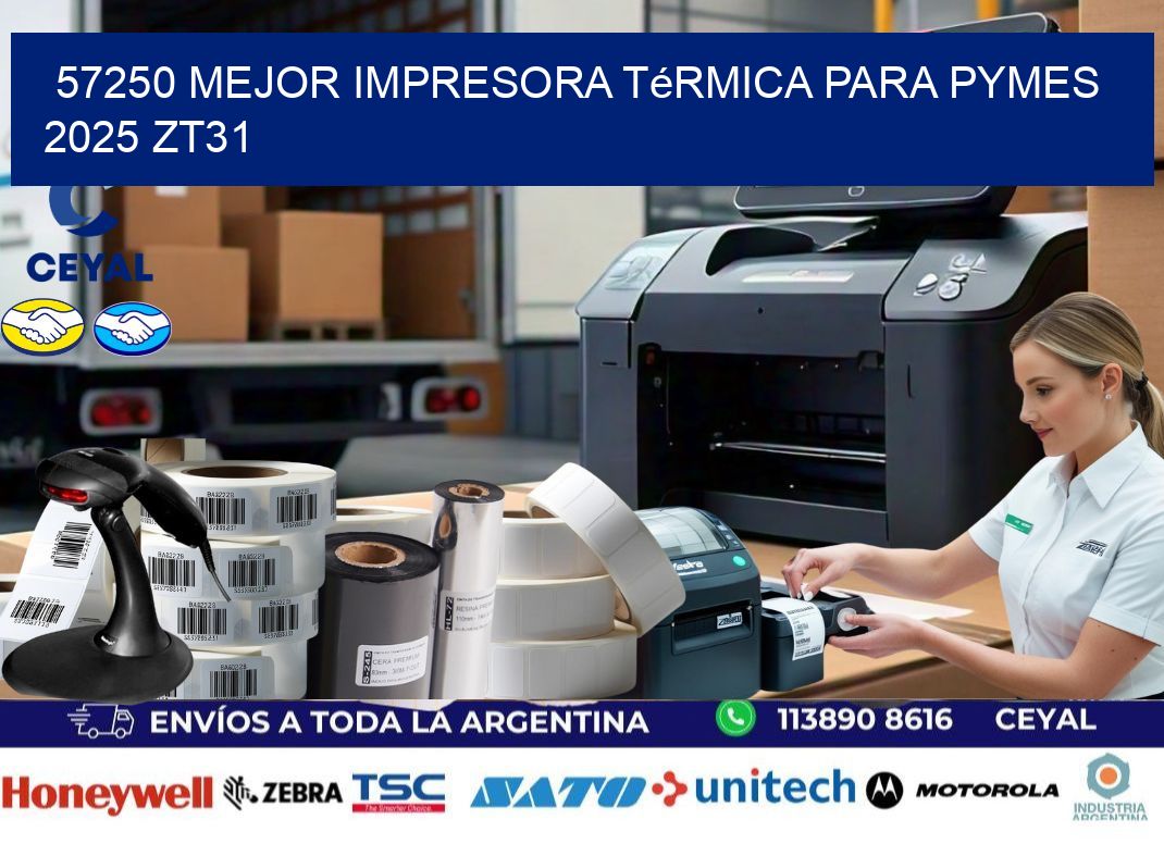 57250 mejor impresora térmica para pymes 2025 ZT31