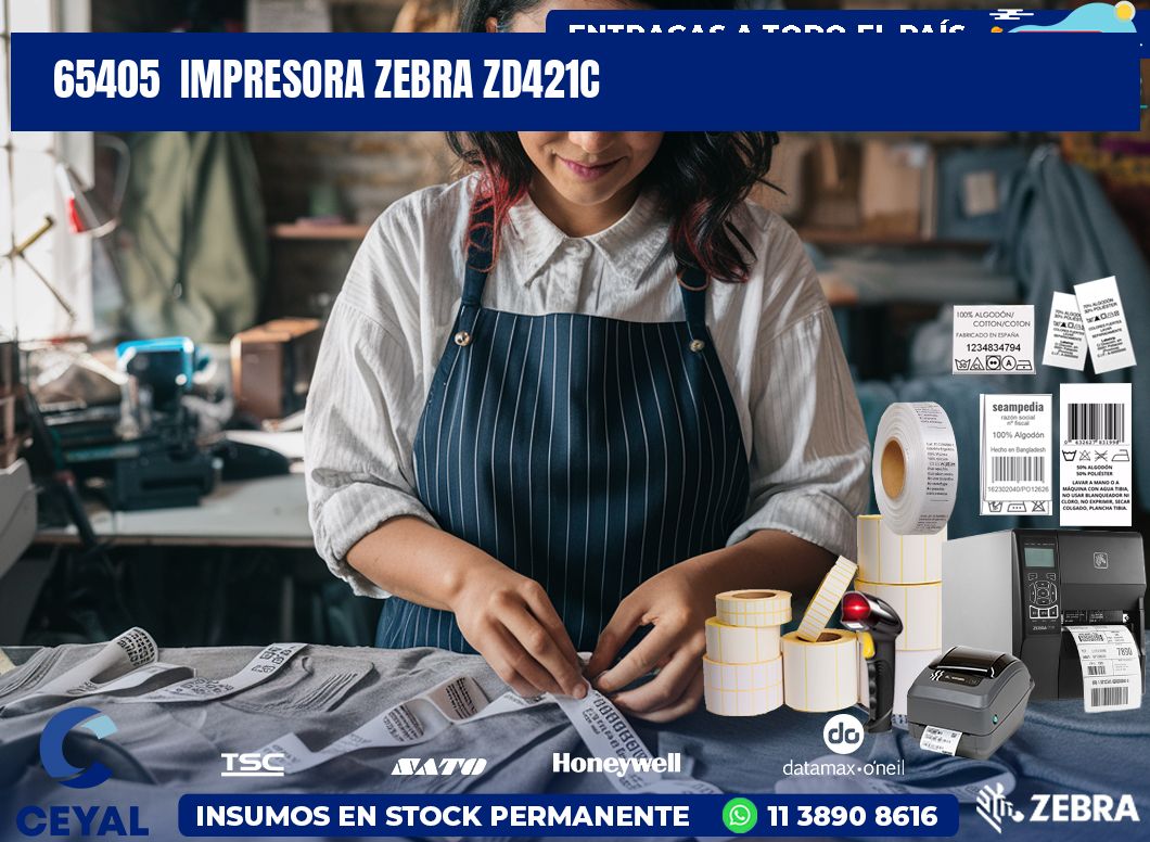 65405  Impresora Zebra zd421c