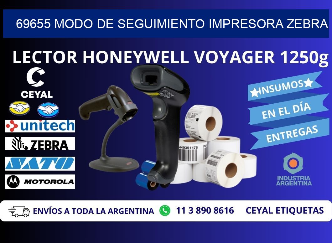 69655 Modo de seguimiento impresora Zebra