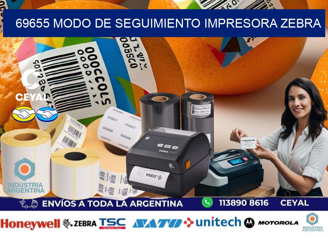 69655 Modo de seguimiento impresora Zebra