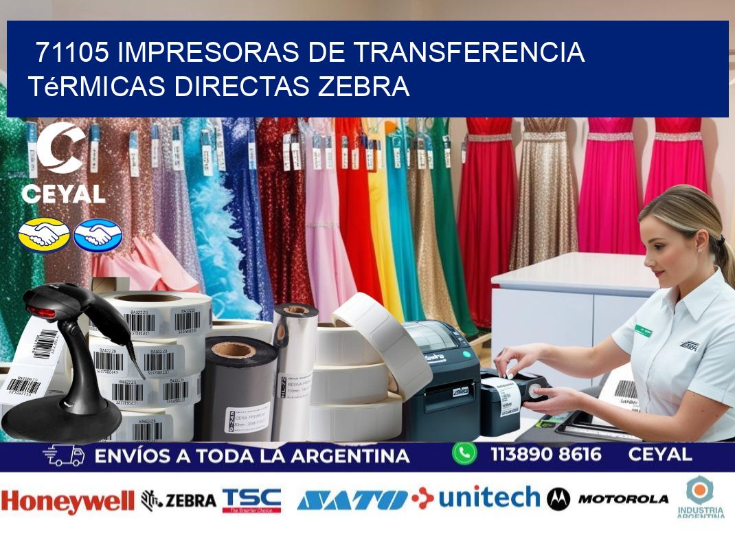 71105 impresoras de Transferencia  térmicas directas zebra