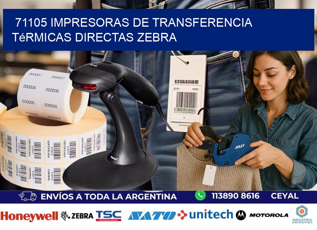 71105 impresoras de Transferencia  térmicas directas zebra