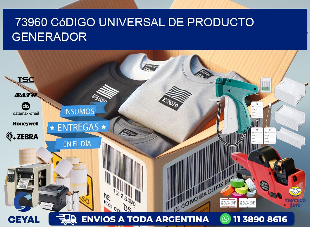 73960 Código universal de producto generador