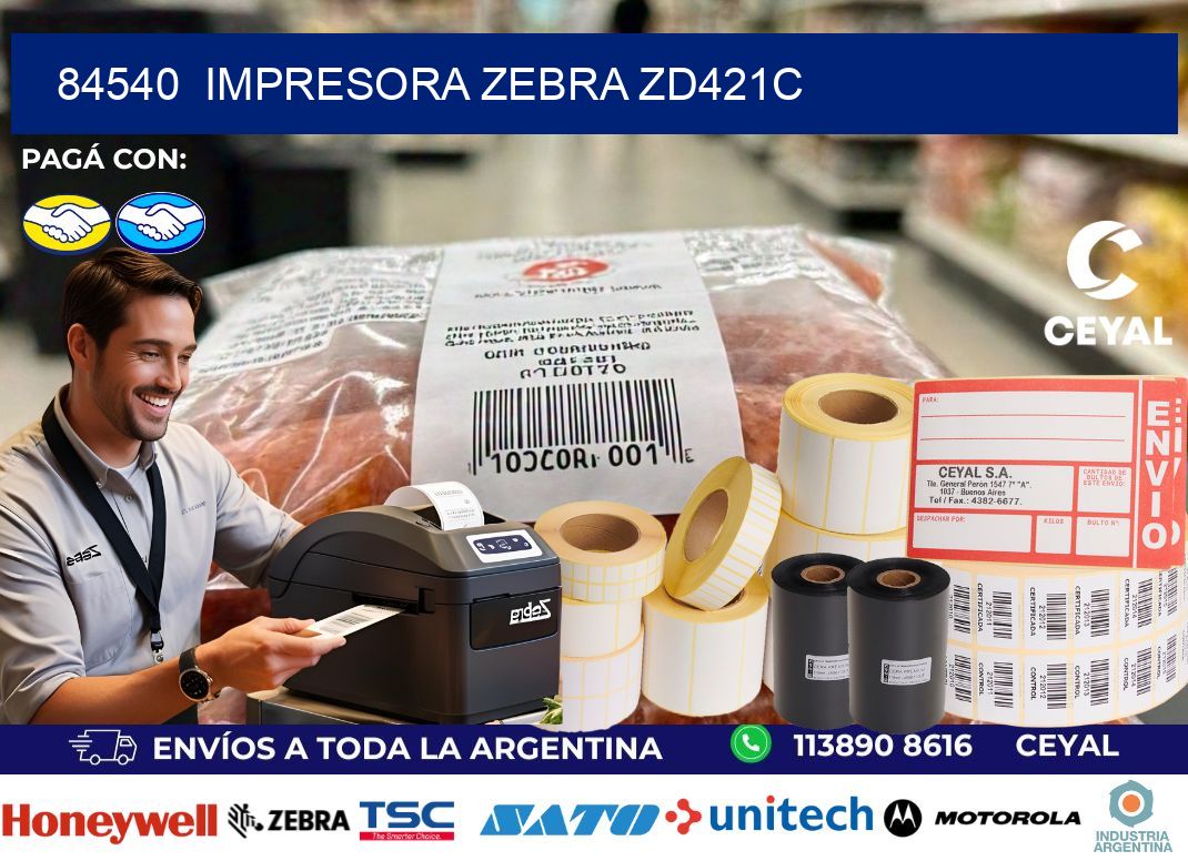 84540 Impresora Zebra zd421c