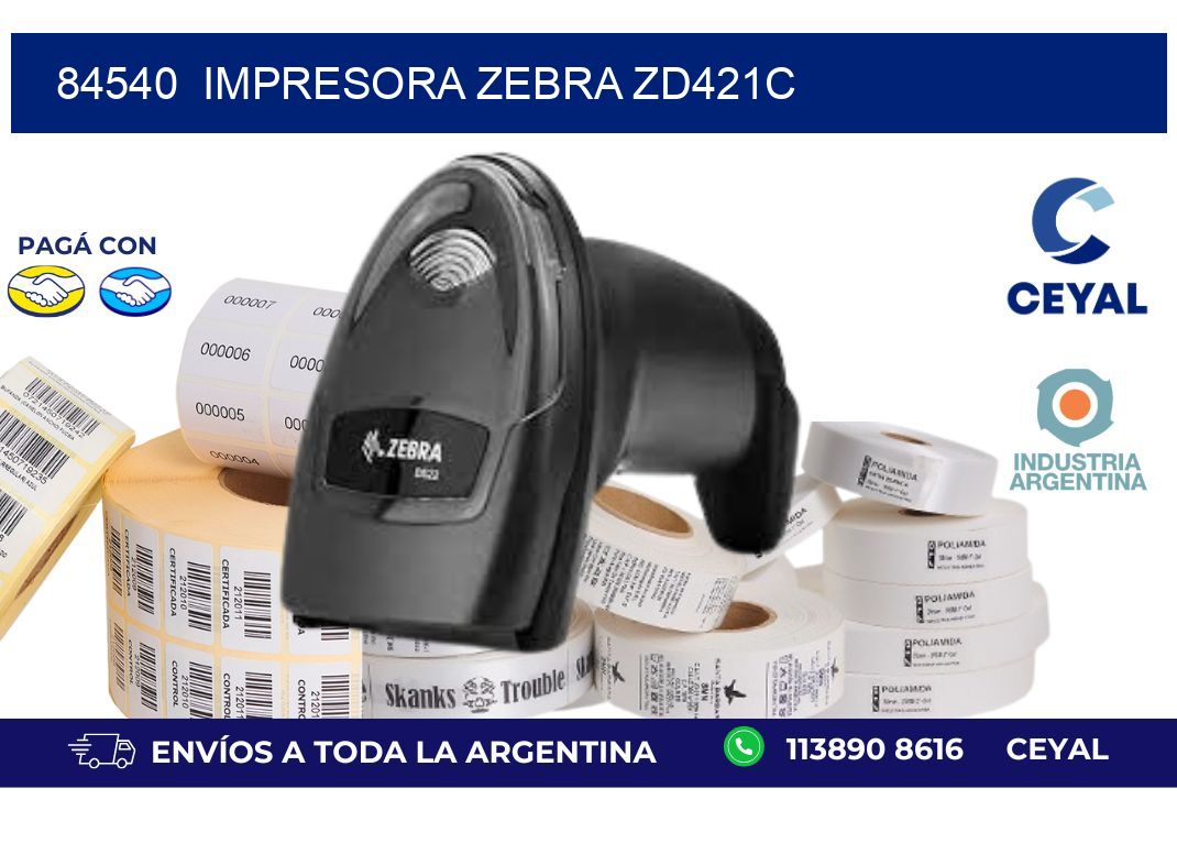 84540 Impresora Zebra zd421c