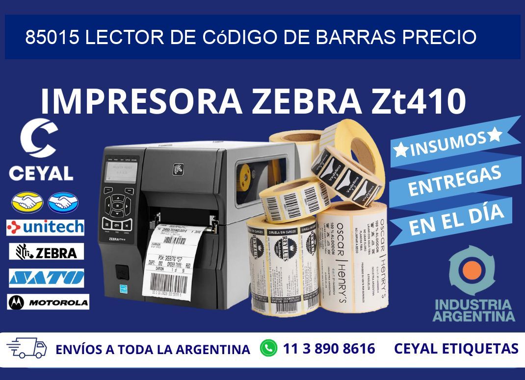 85015 Lector de código de barras precio