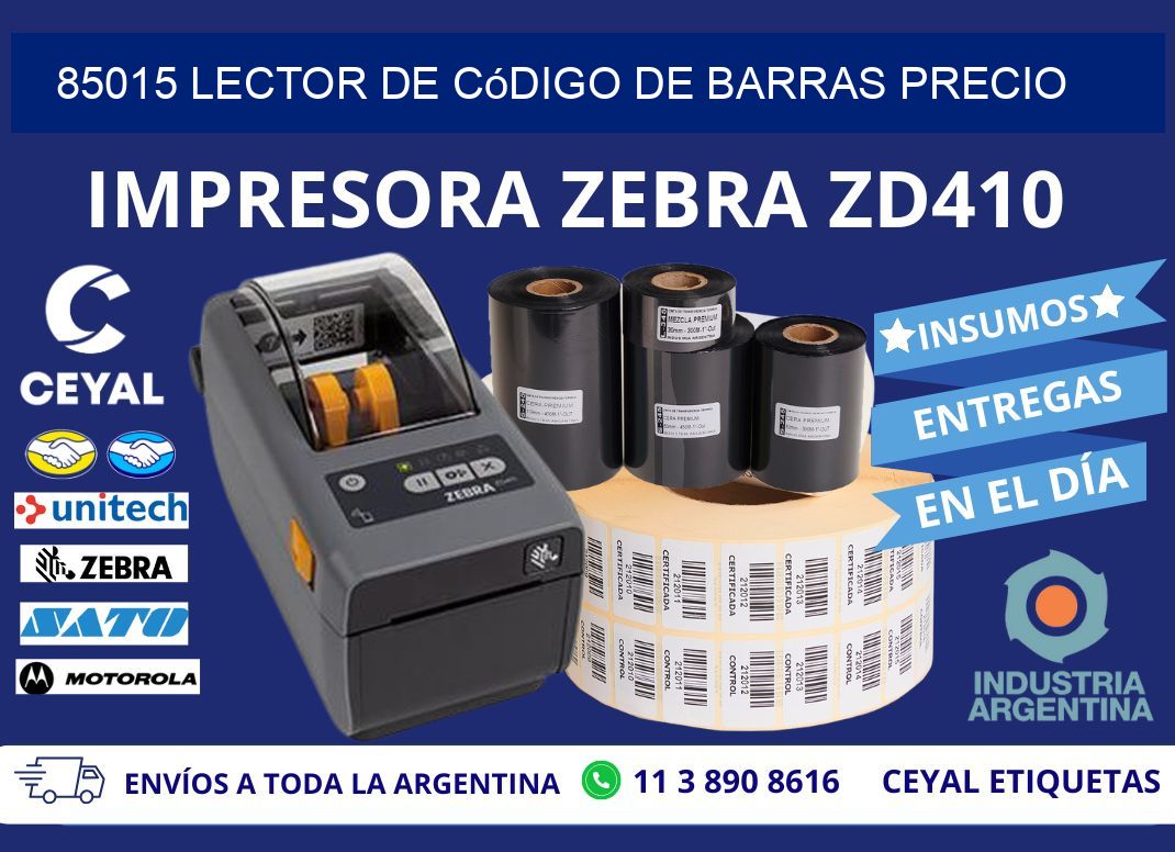 85015 Lector de código de barras precio