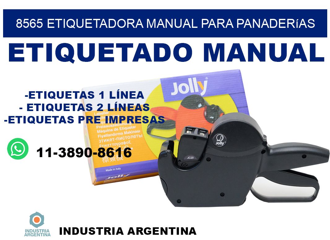 8565 etiquetadora manual para panaderías