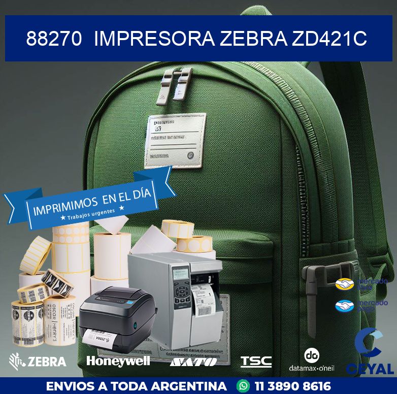 88270 Impresora Zebra zd421c