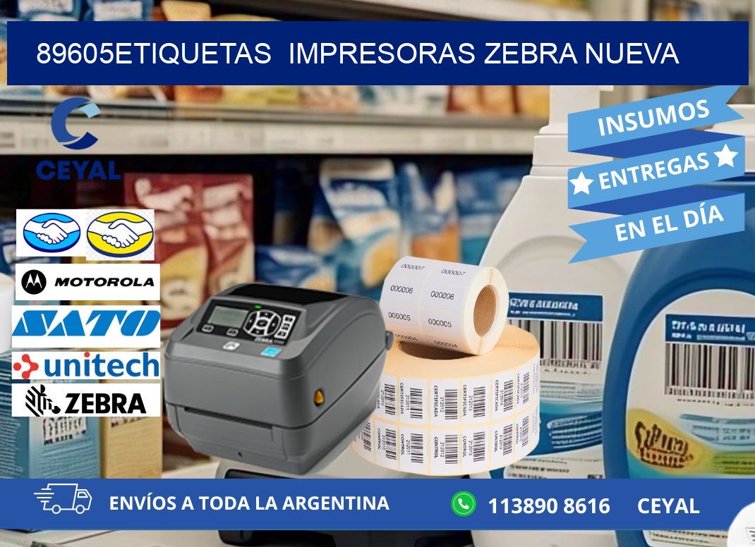 89605etiquetas  impresoras zebra nueva