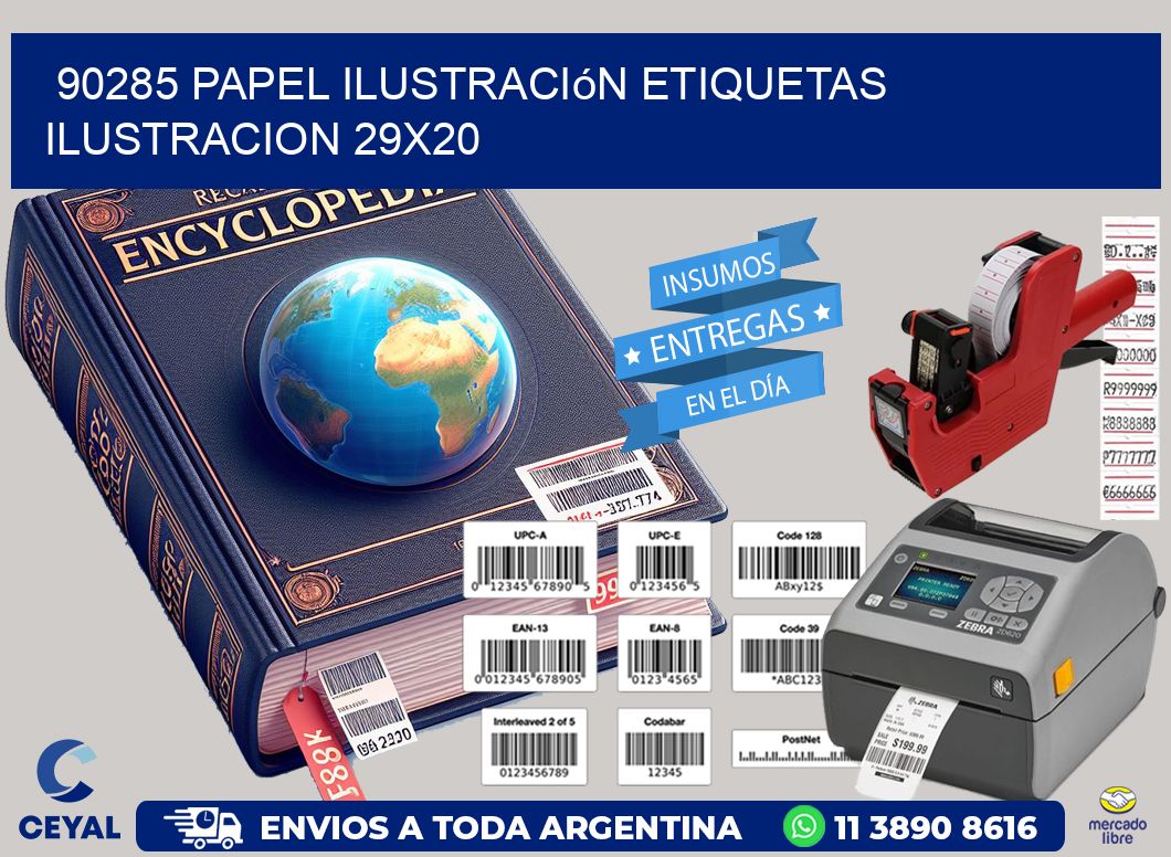 90285 papel ilustración Etiquetas Ilustracion 29x20