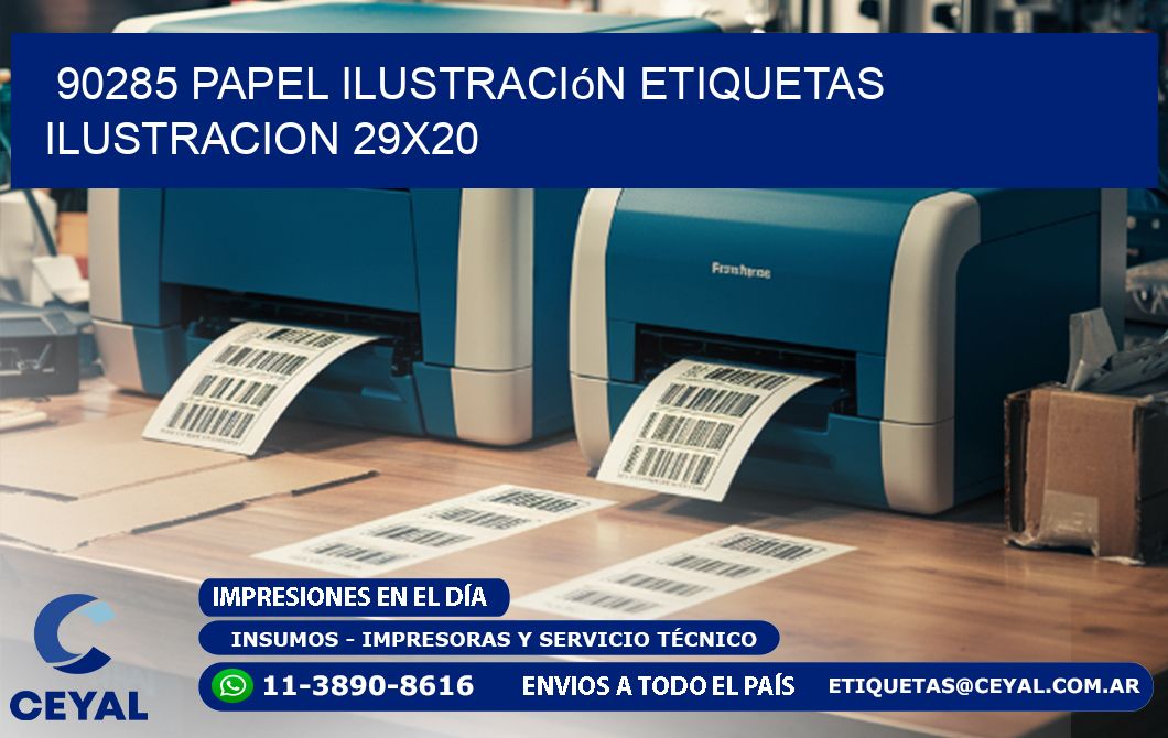 90285 papel ilustración Etiquetas Ilustracion 29x20