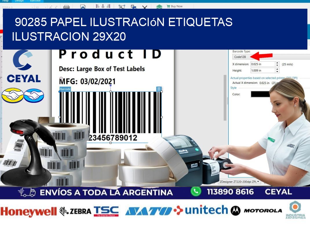 90285 papel ilustración Etiquetas Ilustracion 29x20
