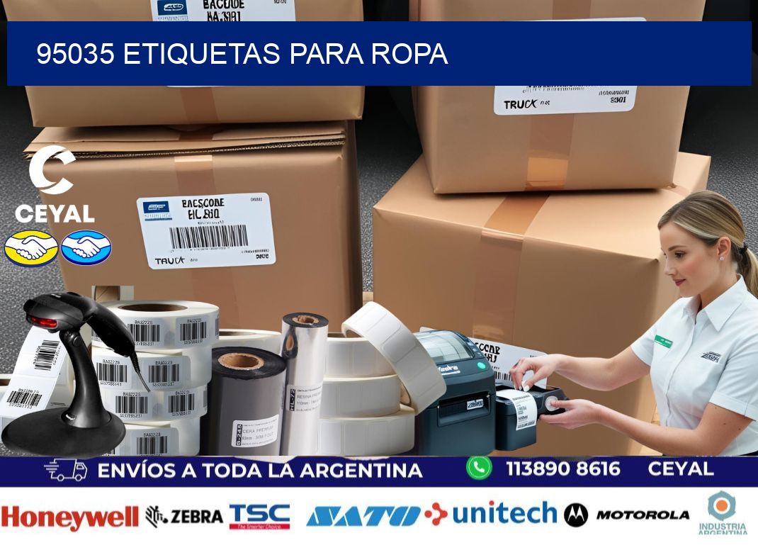 95035 etiquetas para ropa