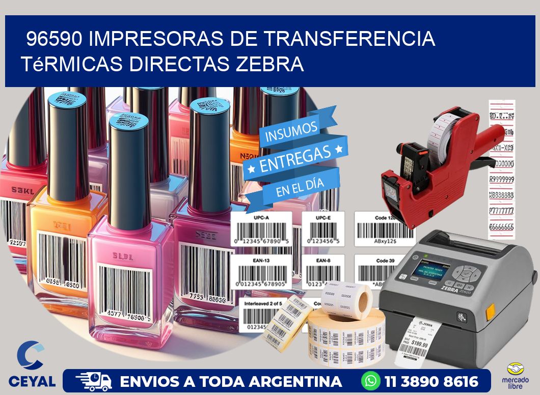 96590 impresoras de Transferencia térmicas directas zebra