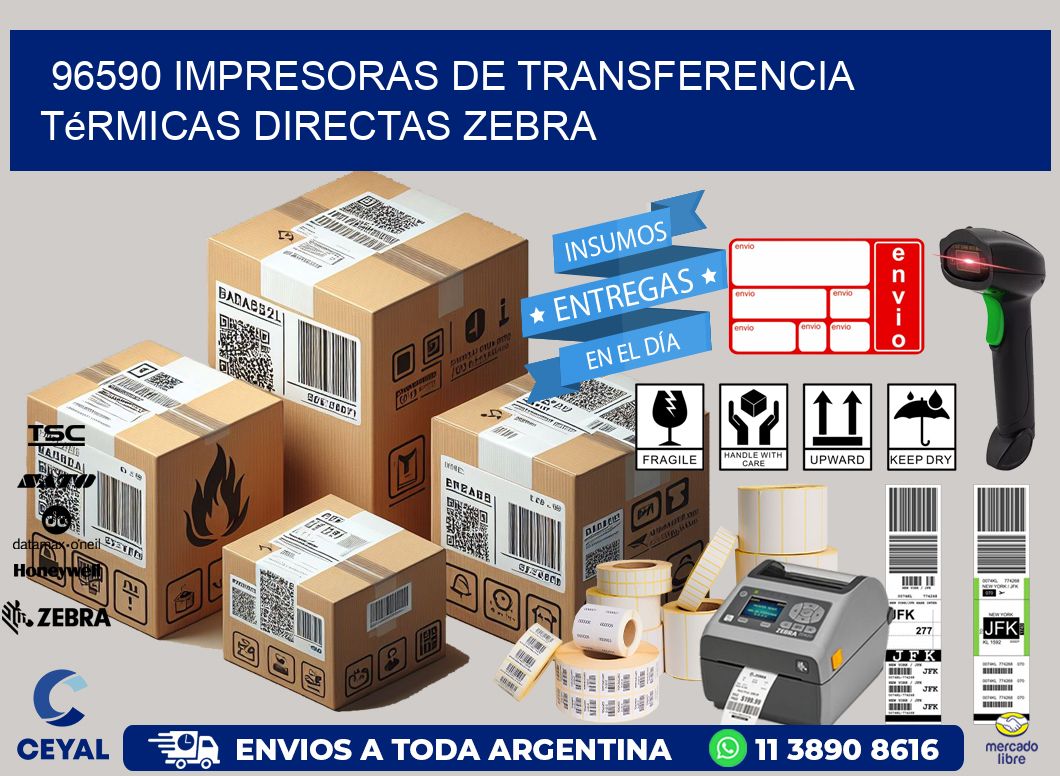 96590 impresoras de Transferencia térmicas directas zebra