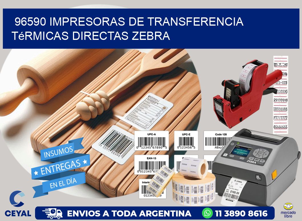 96590 impresoras de Transferencia  térmicas directas zebra