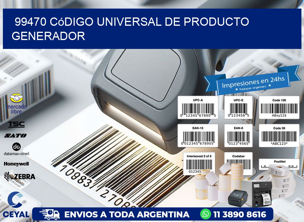 99470 Código universal de producto generador