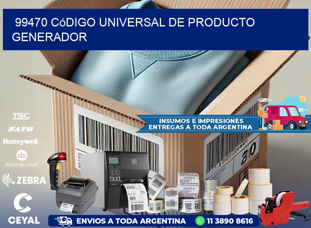 99470 Código universal de producto generador