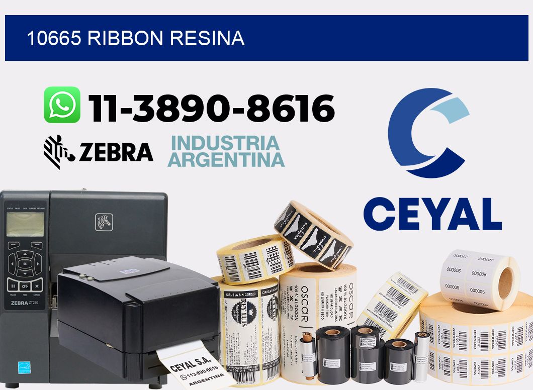 10665 ribbon resina