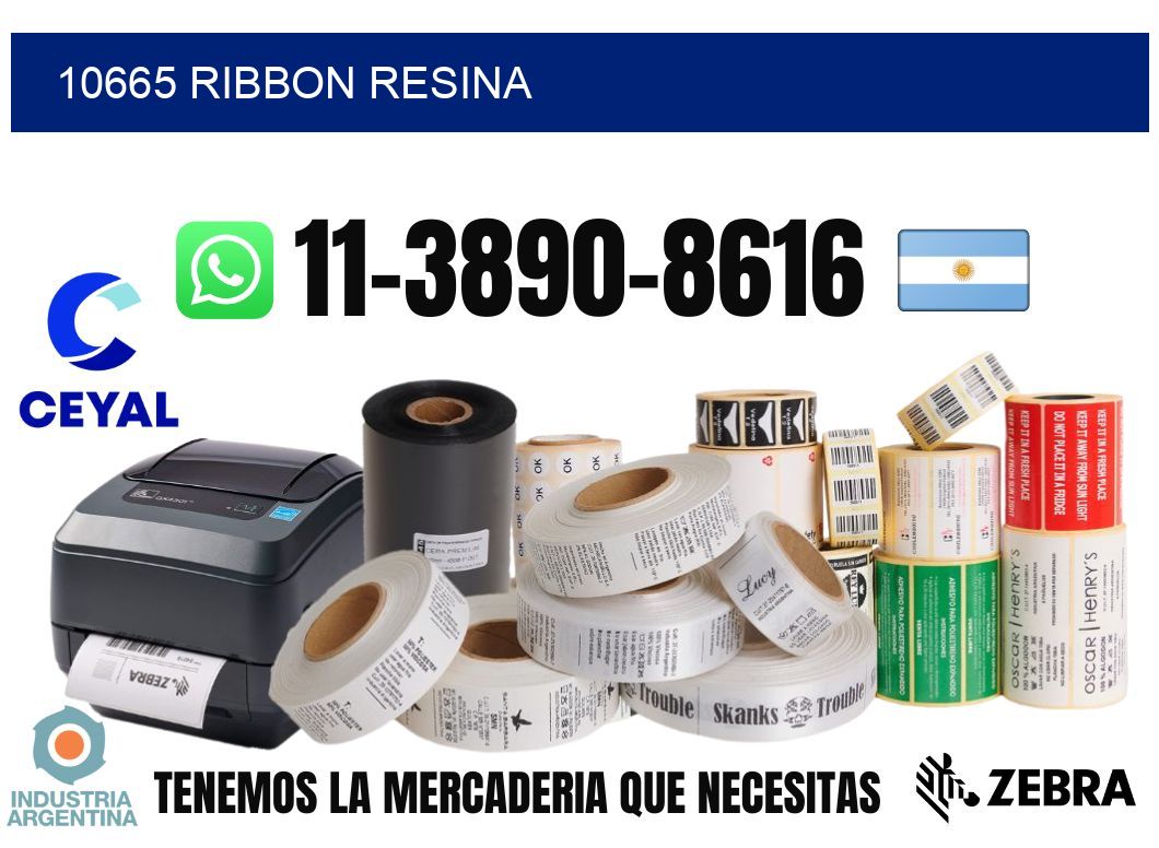 10665 ribbon resina