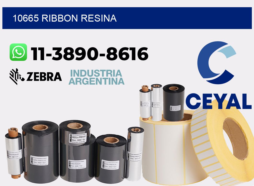 10665 ribbon resina