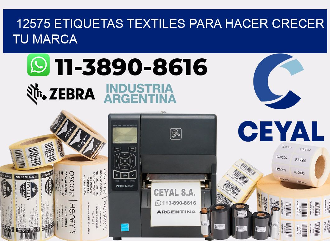 12575 Etiquetas textiles para hacer crecer tu marca