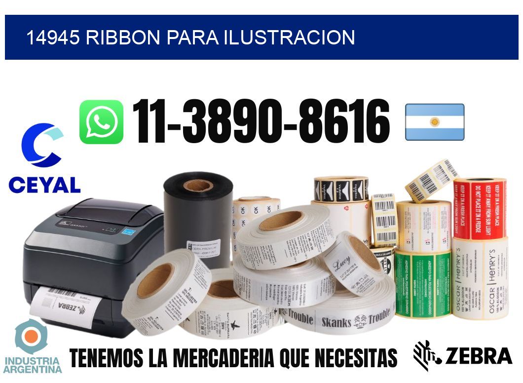 14945 ribbon para ilustracion