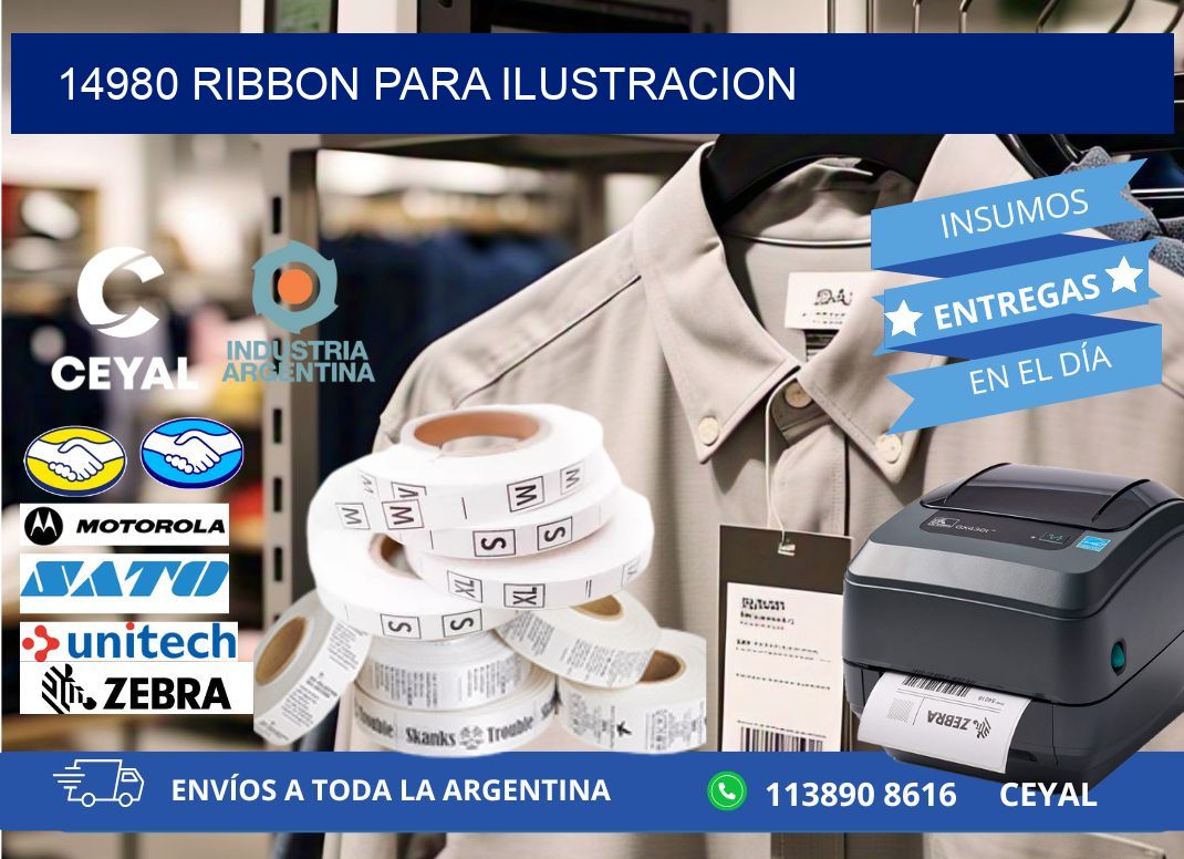 14980 ribbon para ilustracion
