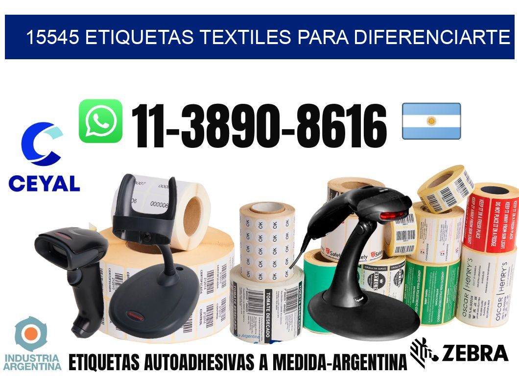 15545 Etiquetas textiles para diferenciarte