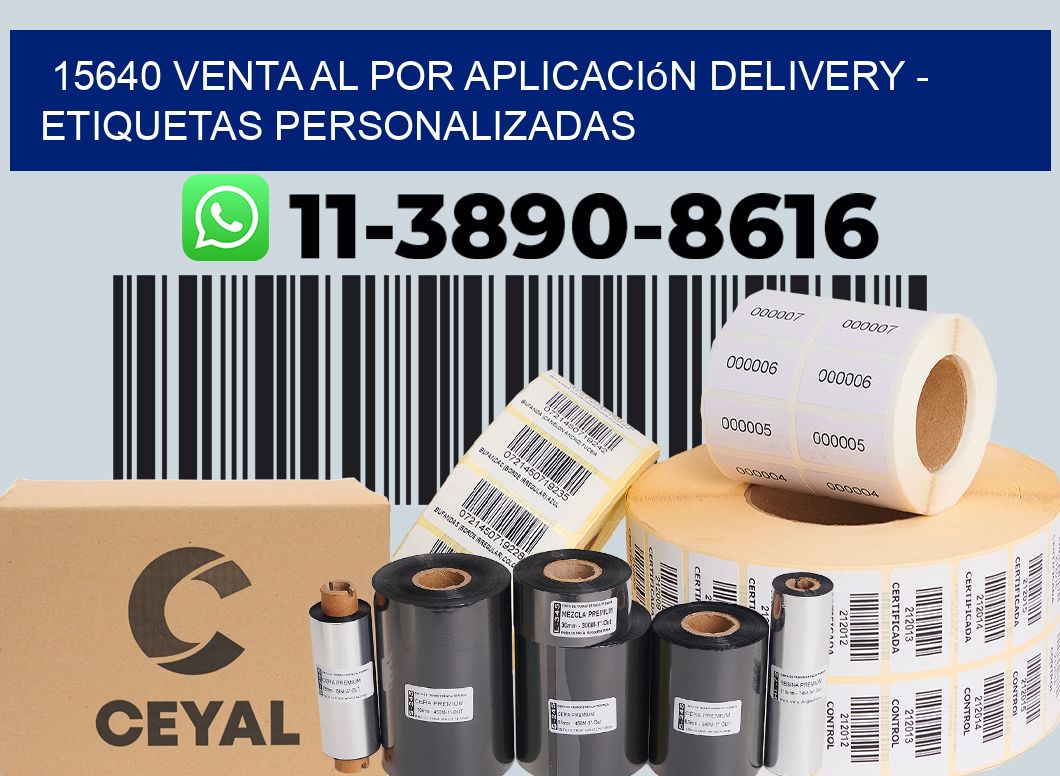 15640 Venta al Por Aplicación delivery - Etiquetas Personalizadas
