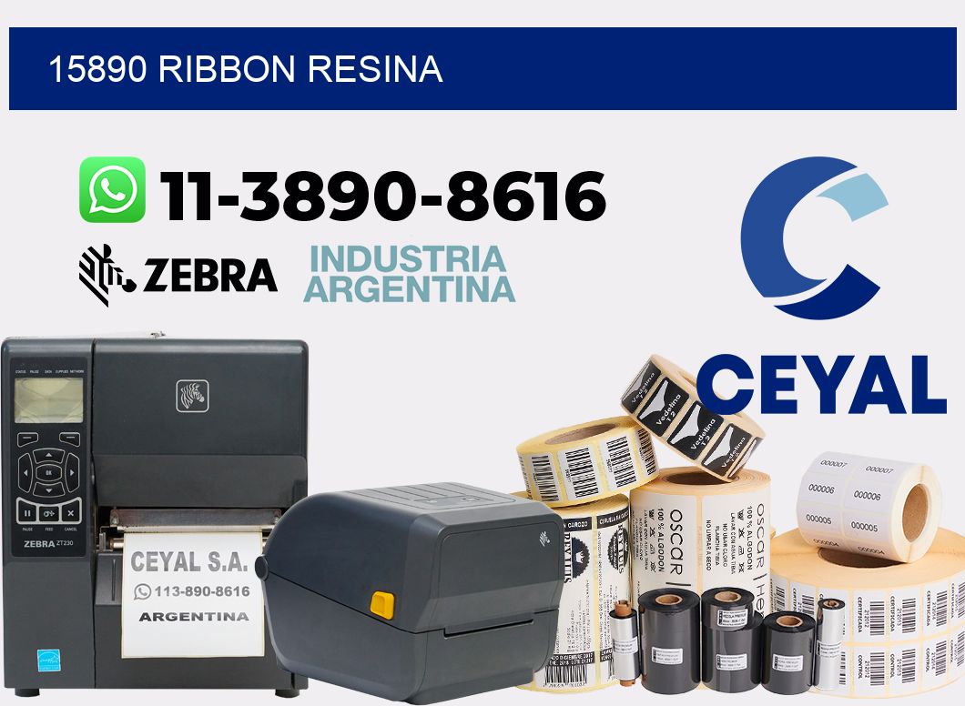 15890 ribbon resina