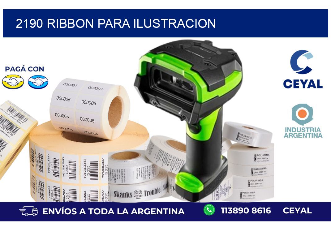 2190 ribbon para ilustracion