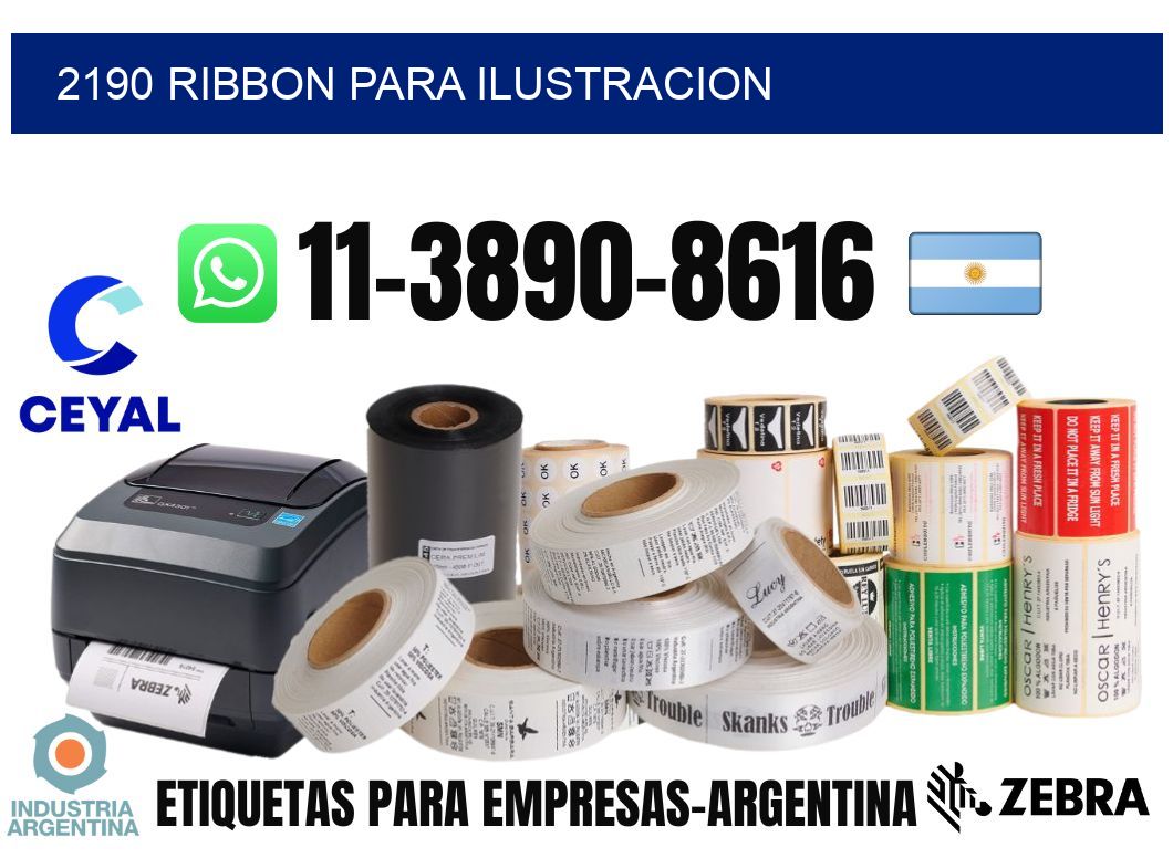 2190 ribbon para ilustracion