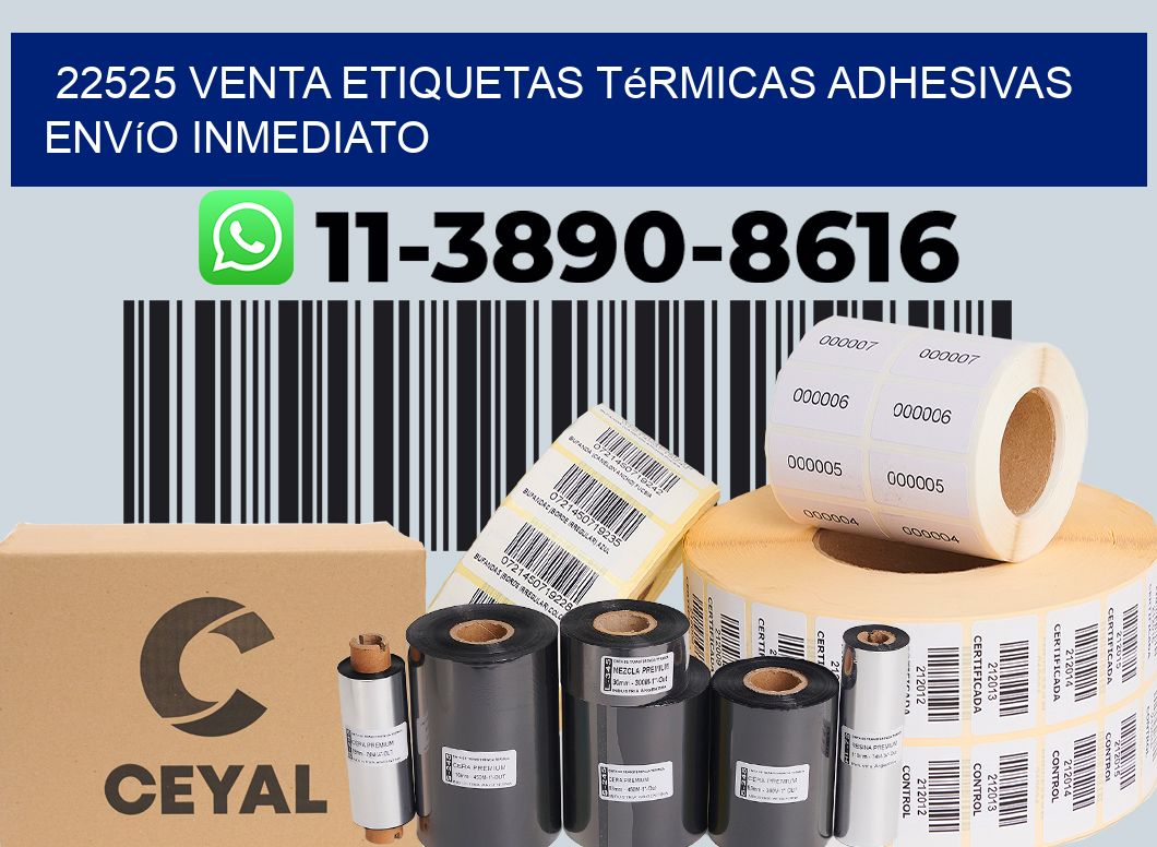 22525 venta etiquetas térmicas adhesivas envío inmediato
