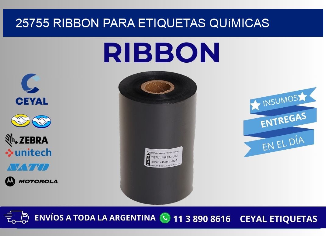 25755 ribbon para etiquetas químicas