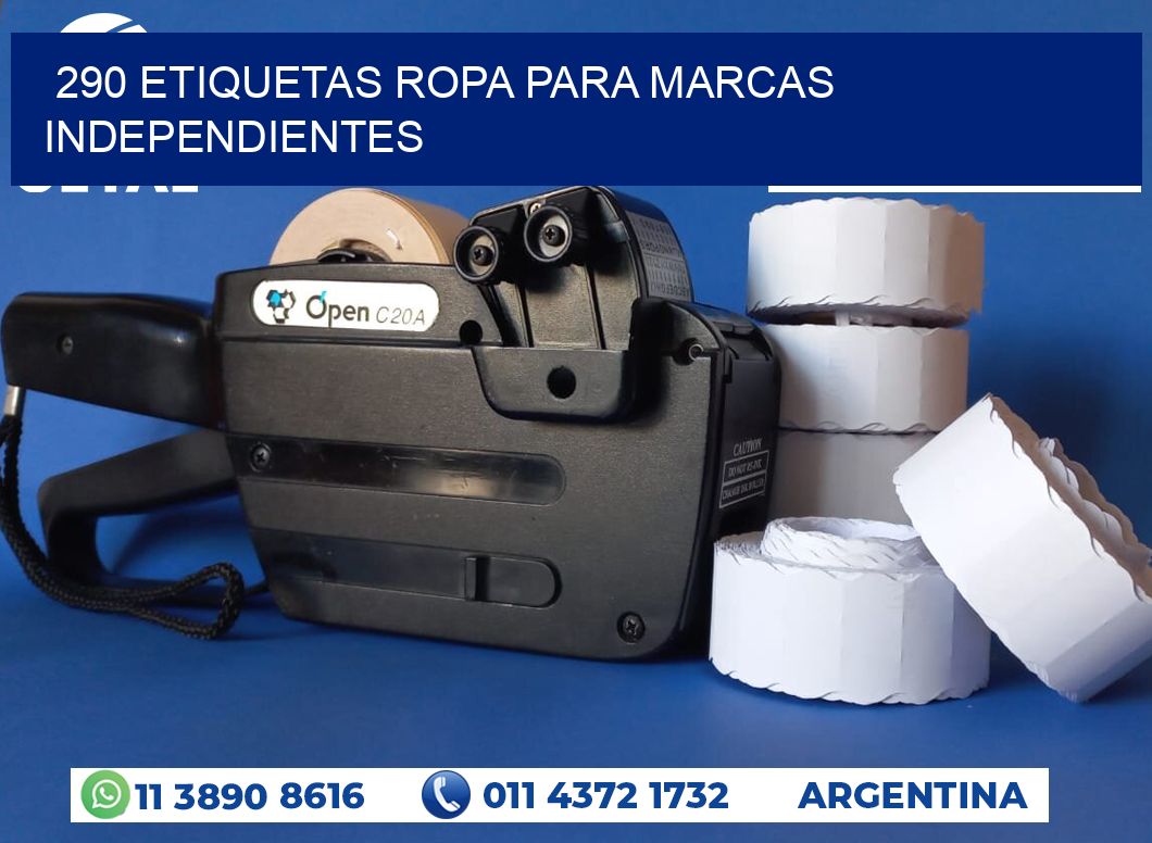 290 Etiquetas ropa para marcas independientes